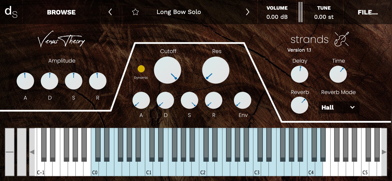 Strands // Intimate Cinematic Cello Decent Sampler Library Screenshot