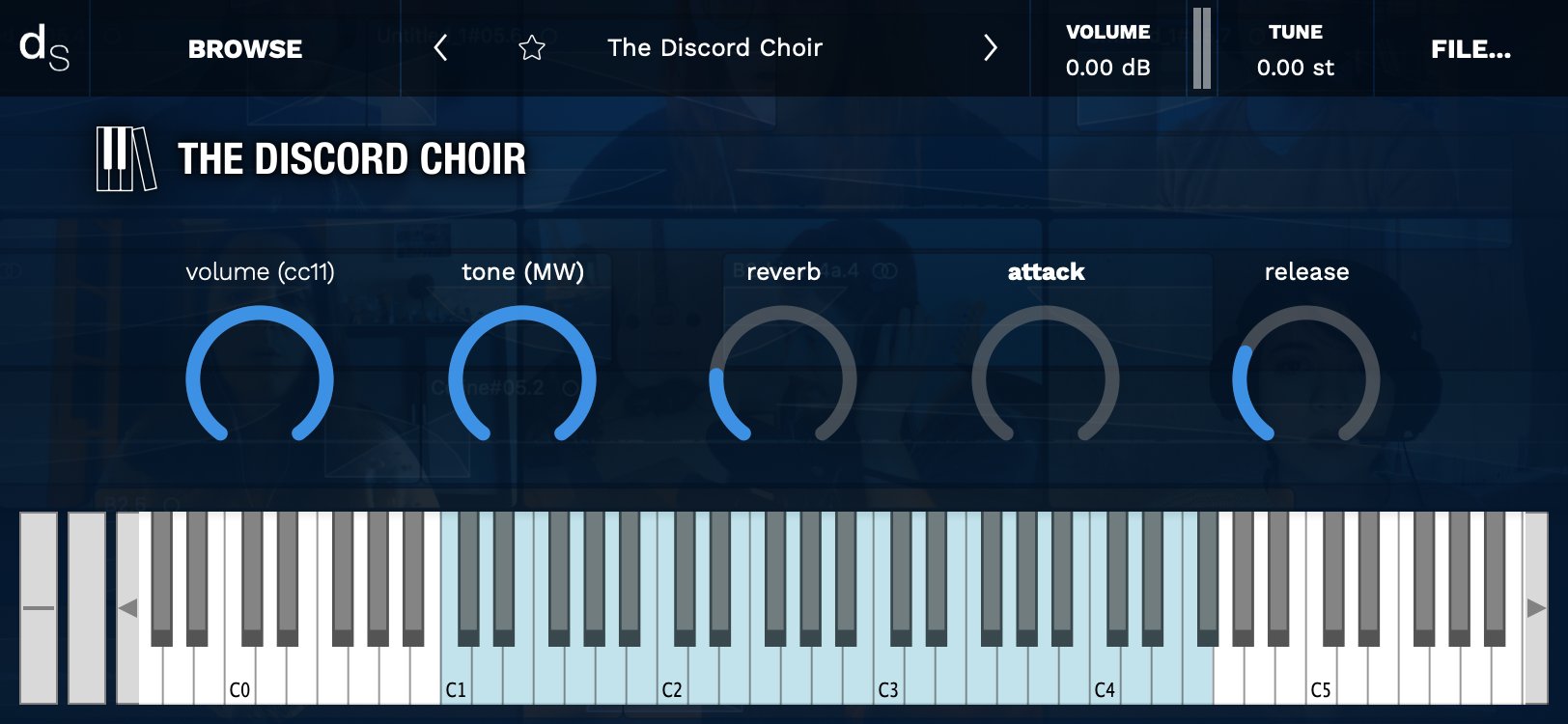 The Discord Choir Decent Sampler Library Screenshot
