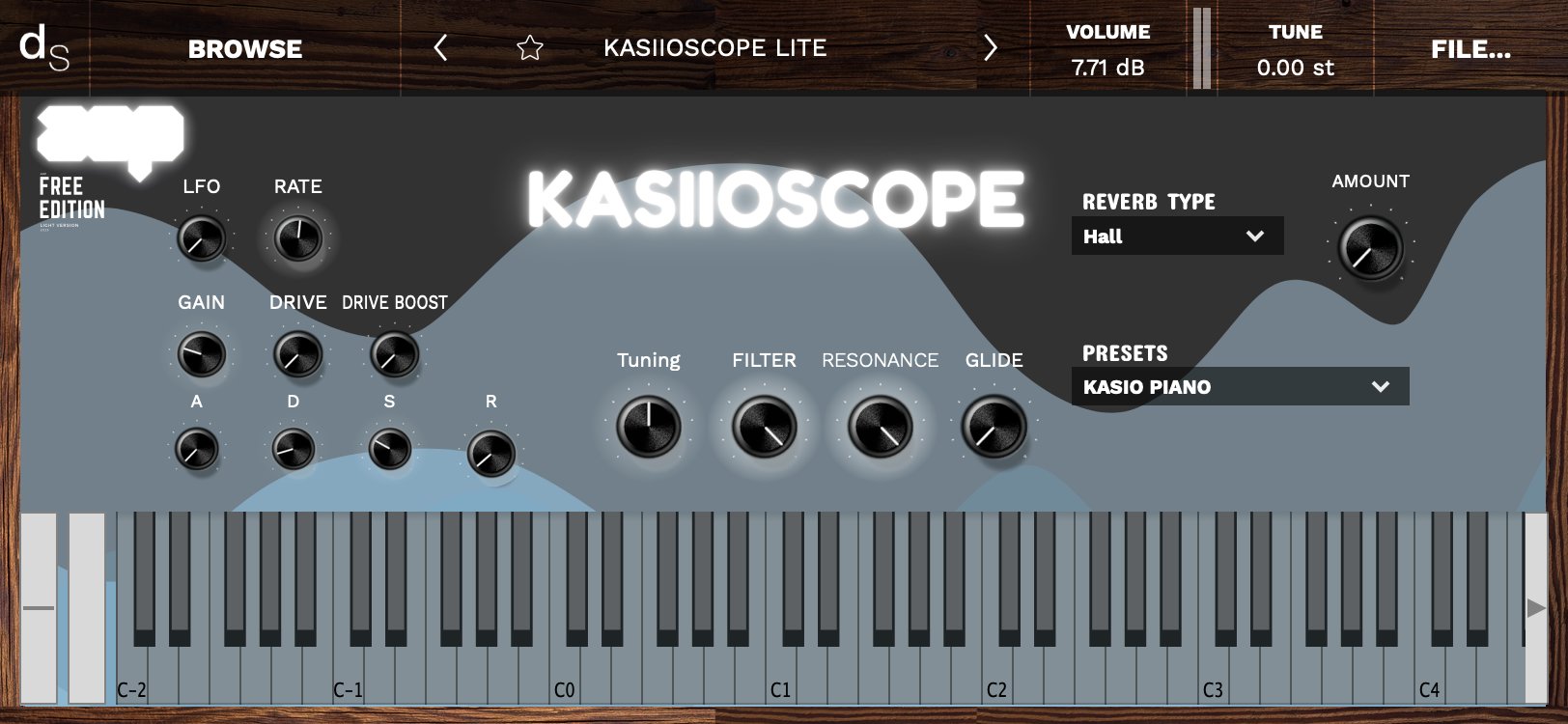Kasiioscope Lite Decent Sampler Library Screenshot