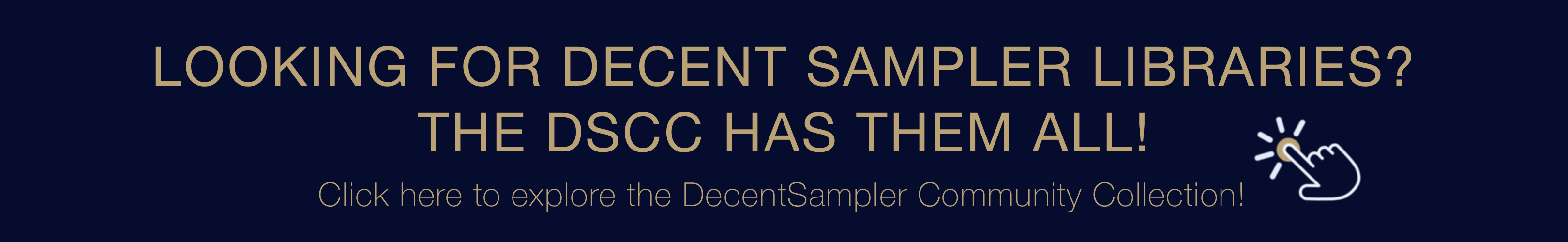 Click here to explore the DecentSampler Community Collection!
